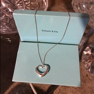 Tiffany & Co. 925 Elsa Peretti Lg open heart
